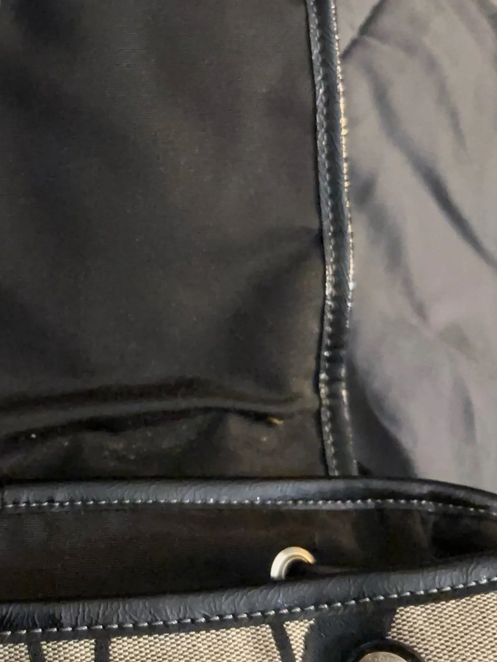 Coach Signature Canvas Backpack in Tan and Black Y2K A1361-F21928